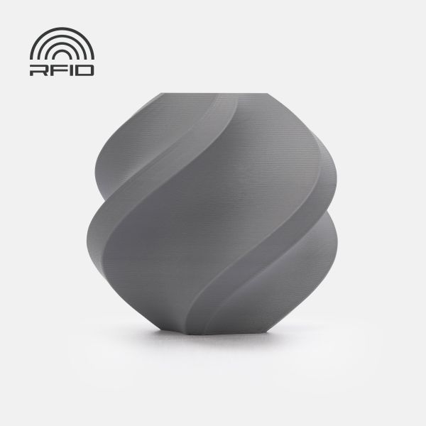 PLA Matte Nardo Gray (11104) - матовий темно-сірий ПЛА філамент Bambu Lab пластик для 3д друку