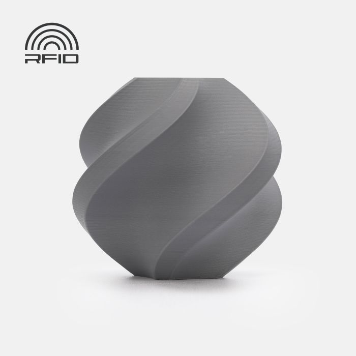 PLA Matte Nardo Gray (11104) - матовий темно-сірий ПЛА філамент Bambu Lab пластик для 3д друку