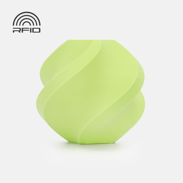PLA Matte Apple Green (11502)  - матовий світло-зелений ПЛА філамент Bambu Lab пластик для 3д друку