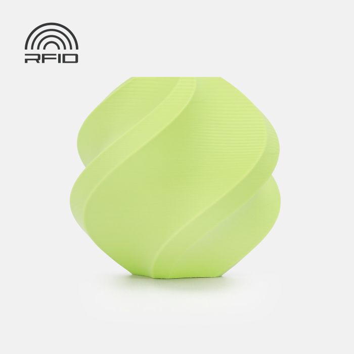 PLA Matte Apple Green (11502)  - матовий світло-зелений ПЛА філамент Bambu Lab пластик для 3д друку