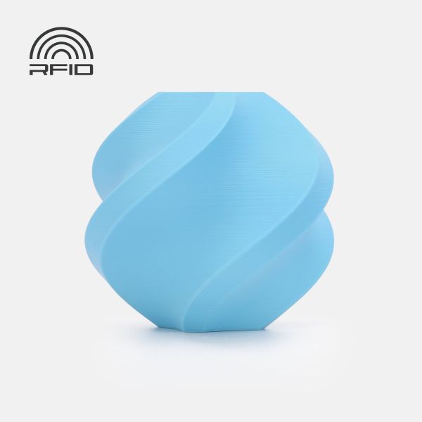 PLA Matte Sky Blue (11603)  - матовий небесно-блакитний ПЛА філамент Bambu Lab пластик для 3д друку