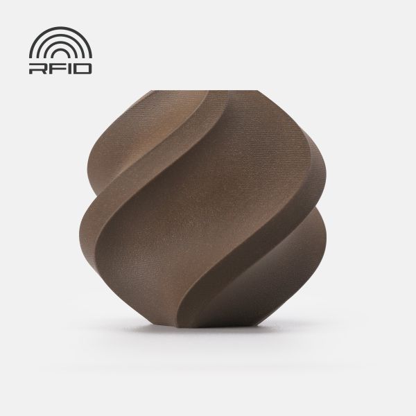 PLA Wood Black Walnut (13107) Чорний горіх деревоподібний ПЛА філамент Bambu Lab для 3д друку