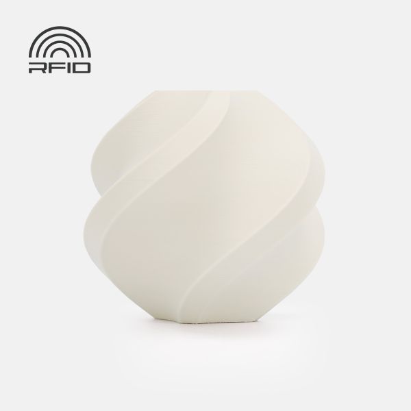 PLA Matte Bone White (11103)  - матовий слонова кістка ПЛА філамент Bambu Lab пластик для 3д друку