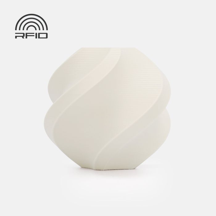 PLA Matte Bone White (11103)  - матовий слонова кістка ПЛА філамент Bambu Lab пластик для 3д друку