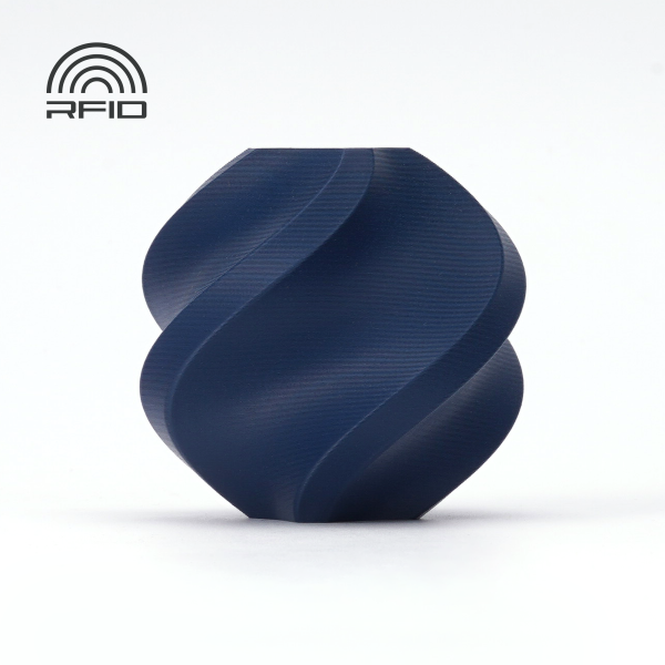 PLA Matte Dark Blue (11602)  - матовий темно-синій ПЛА філамент Bambu Lab пластик для 3д друку
