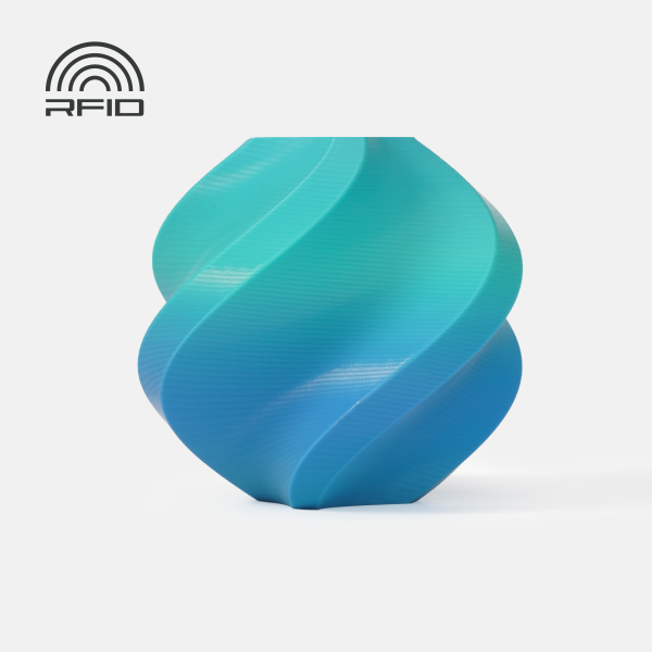 PLA Basic Gradient Ocean to Meadow (10902) градіентний двоколірний ПЛА філамент Bambu Lab пластик для 3д друку