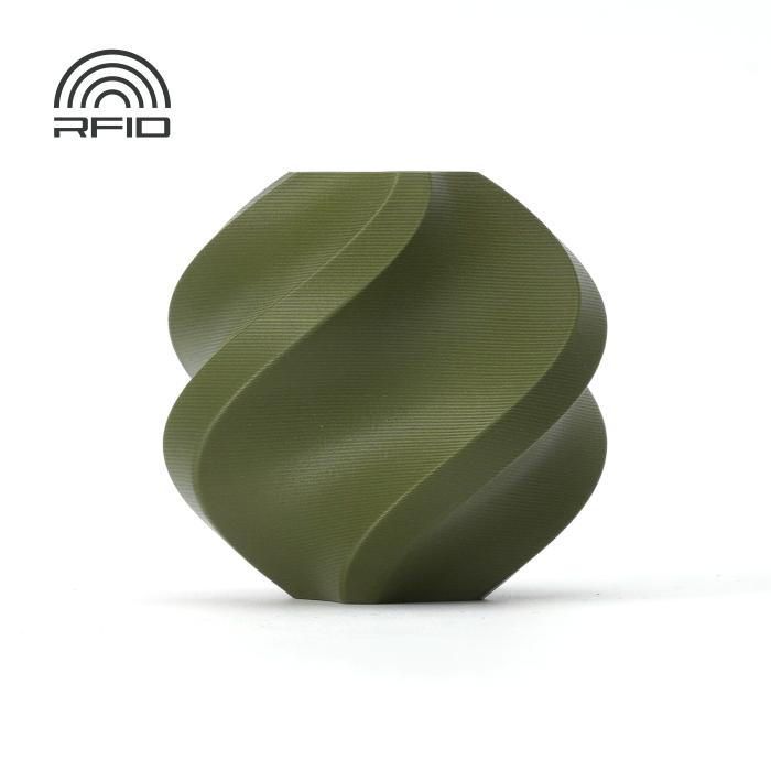 PLA Matte Dark Green (11501) - матовий темно-зелений ПЛА філамент Bambu Lab пластик для 3д друку