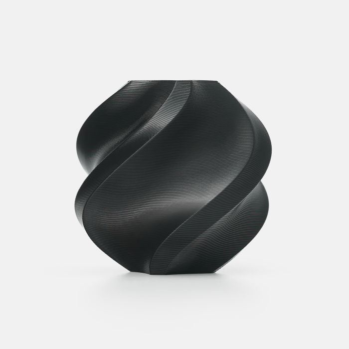 TPU 90A Black (51103) Чорний ТПУ м'який еластичний резиноподібний філамент Bambu Lab