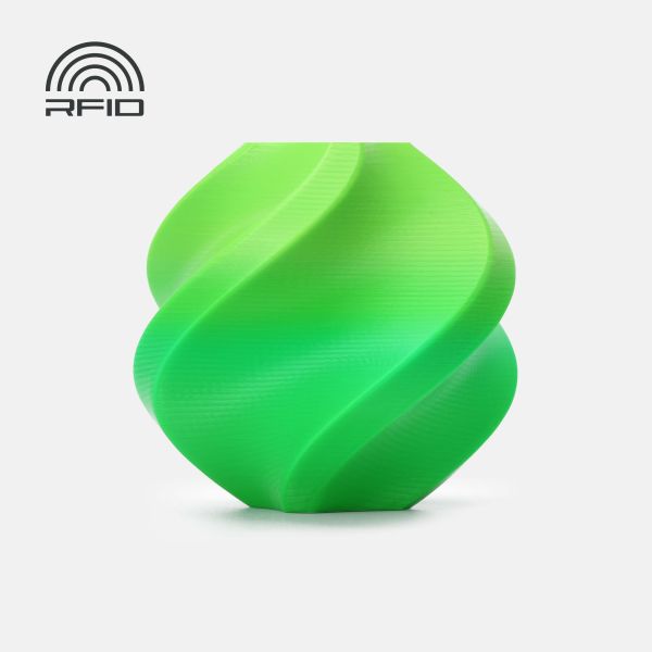 PLA Basic Gradient Mint Lime (10904) градіентний двоколірний ПЛА філамент Bambu Lab пластик для 3д друку