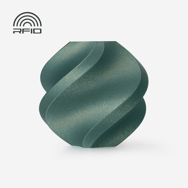 PLA Galaxy Green (13503) зелений галактичний з блістками ПЛА філамент Bambu Lab пластик для 3д друку