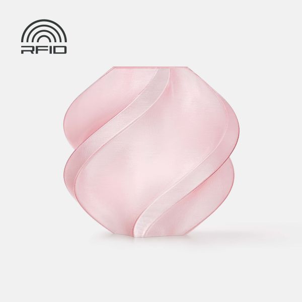 PETG Translucent Pink (32200) Рожевий прозорий ПЕТГ філамент пластик Bambu Lab для 3д друку