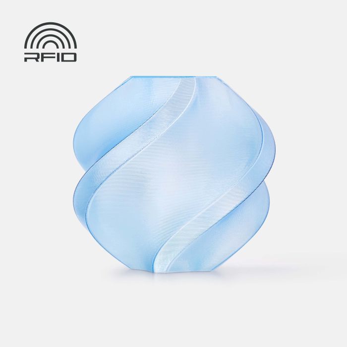 PETG Translucent Light Blue (32600) Блакитний прозорий ПЕТГ філамент пластик Bambu Lab для 3д друку