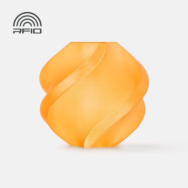 PETG Translucent Orange (32300) Помаранчевий прозорий ПЕТГ філамент пластик Bambu Lab для 3д друку
