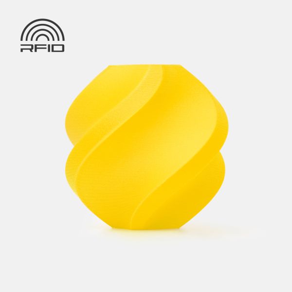 PA6-GF Yellow (72400) Жовтий склонаповнений нейлон філамент пластик Bambu Lab для 3д друку