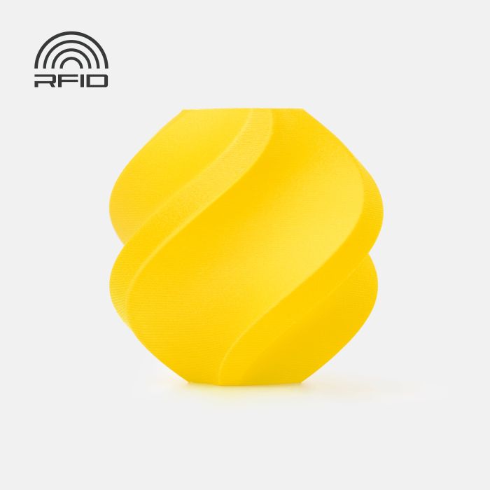 PA6-GF Yellow (72400) Жовтий склонаповнений нейлон філамент пластик Bambu Lab для 3д друку