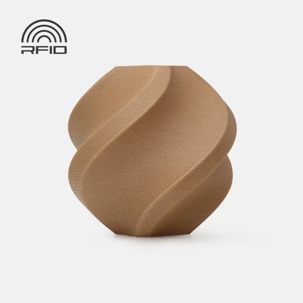 PA6-GF  Brown (72800) Коричневий склонаповнений нейлон філамент пластик Bambu Lab для 3д друку