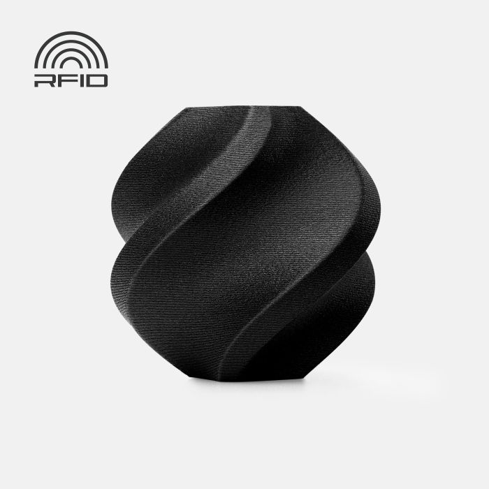 PA6-CF Black (72100) Чорний вуглнаповнений нейлон філамент пластик Bambu Lab для 3д друку