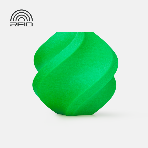 ABS-GF Green (41500) Зелений склонаповнений АБС філамент пластик Bambu Lab