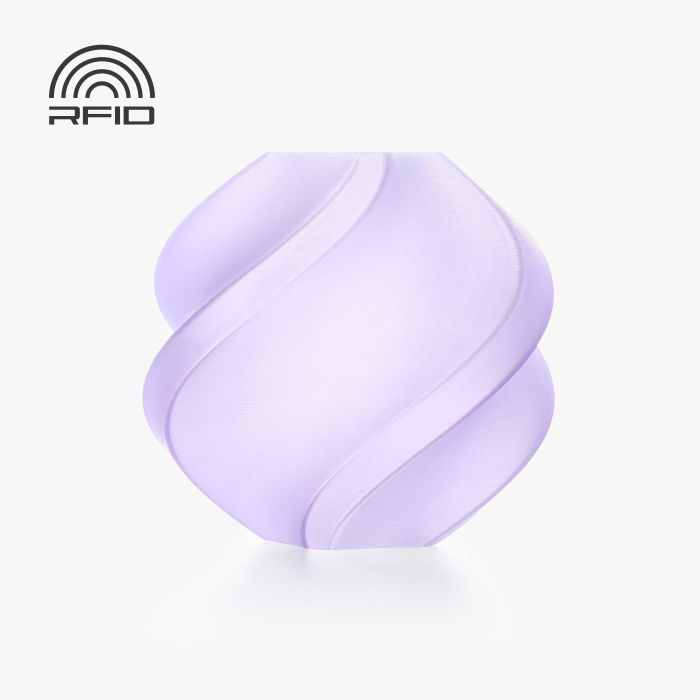 PLA Translucent Lavender (13711) - прозорий лавандовий ПЛА філамент Bambu Lab пластик для 3д друку