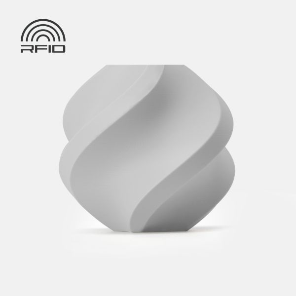 PLA Basic Light Gray (10104) - світло-сірий базовий ПЛА філамент Bambu Lab пластик для 3д друку