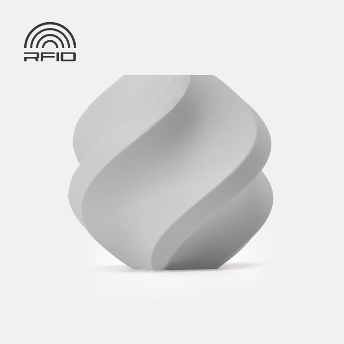 PLA Basic Light Gray (10104) - світло-сірий базовий ПЛА філамент Bambu Lab пластик для 3д друку