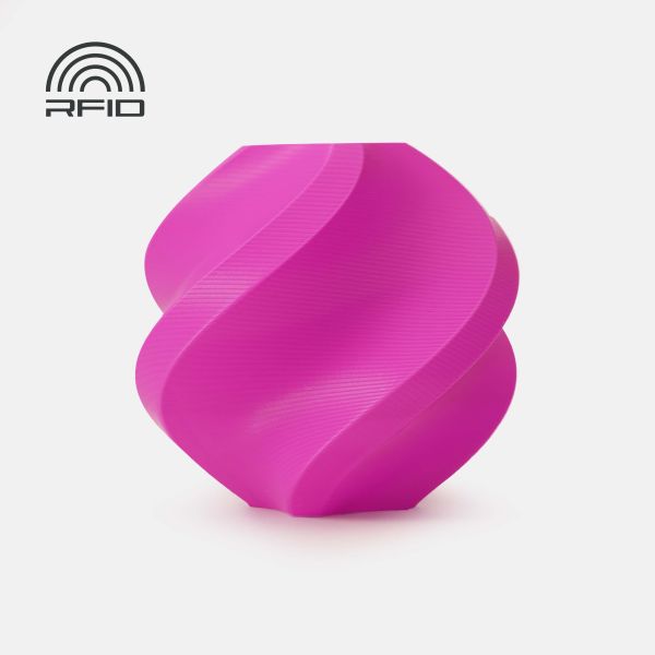 PLA Basic Magenta (10202) - пурпурний ПЛА філамент Bambu Lab пластик для 3д друку