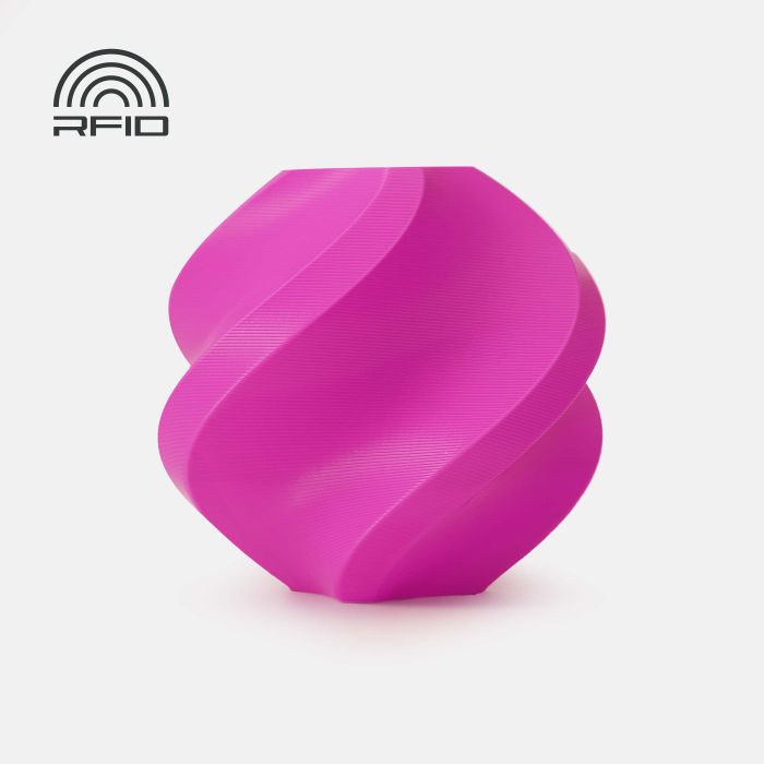 PLA Basic Magenta (10202) - пурпурний ПЛА філамент Bambu Lab пластик для 3д друку