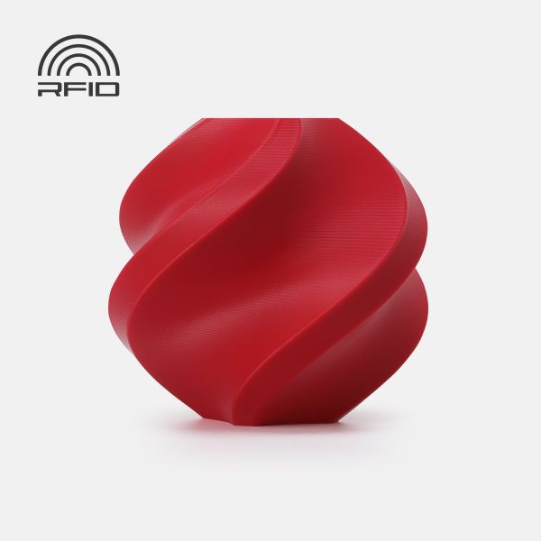 PLA Basic Maroon Red (10205) - темно-червоний ПЛА філамент Bambu Lab пластик для 3д друку