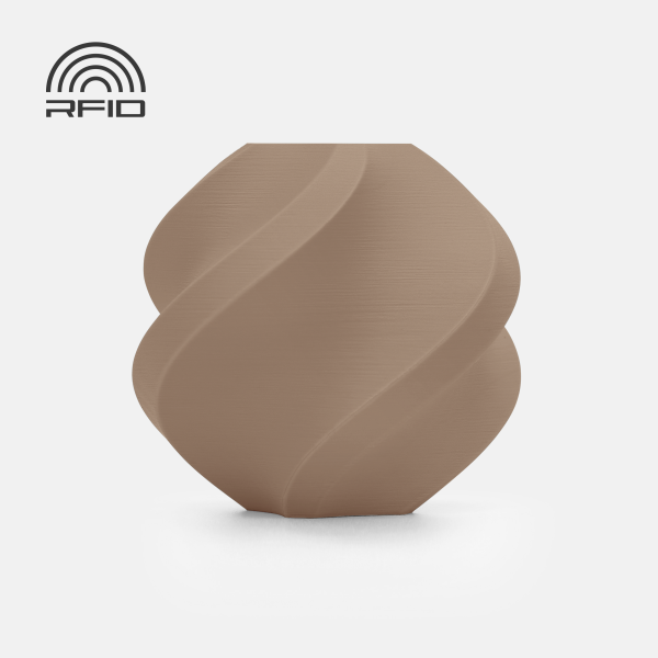 PLA Matte Latte Brown (11800) - матовий латте коричневий ПЛА філамент Bambu Lab пластик для 3д друку