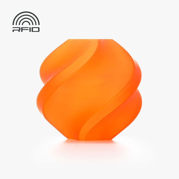 PLA Translucent Orange (13301) - прозорий помаранчевий ПЛА філамент Bambu Lab пластик для 3д друку