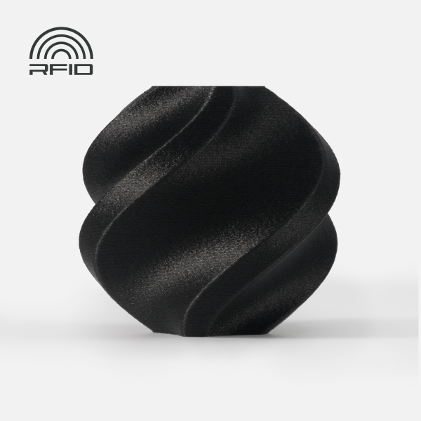 PAHT-CF Black (70100) Чорний вугленаповнений покращений нейлон філамент Bambu Lab для 3d друку