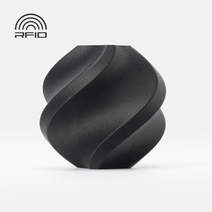 PETG-CF Black (31100) Чорний вугленаповнений ПЕТГ філамент пластик Bambu Lab для 3д друку