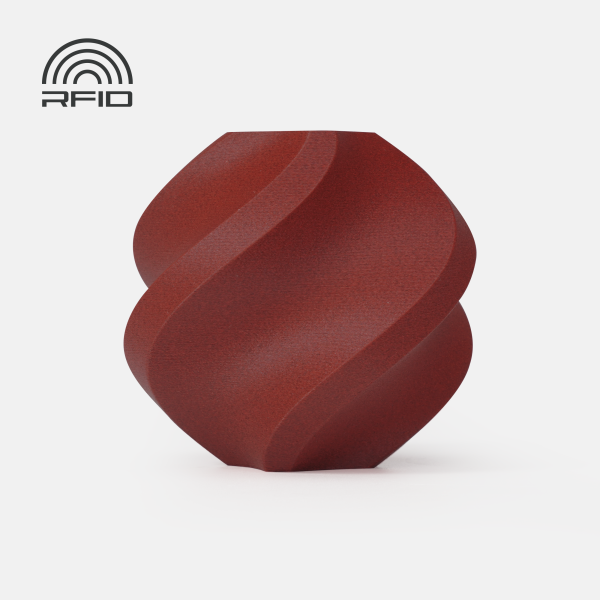 PETG-CF Brick Red (31200) Темно-червоний вугленаповнений ПЕТГ філамент пластик Bambu Lab для 3д друку