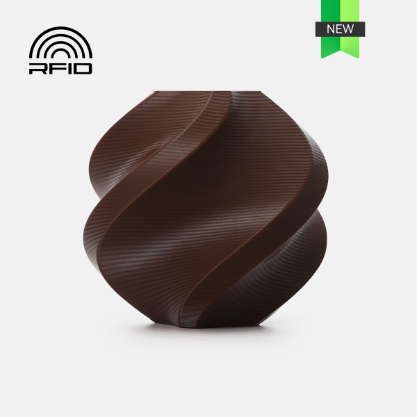 PETG Basic | Dark Brown (30800) Темно-коричневий ПЕТГ філамент пластик Bambu Lab для 3д друку