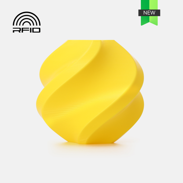 PETG Basic | Yellow (30402) Жовтий ПЕТГ філамент пластик Bambu Lab для 3д друку