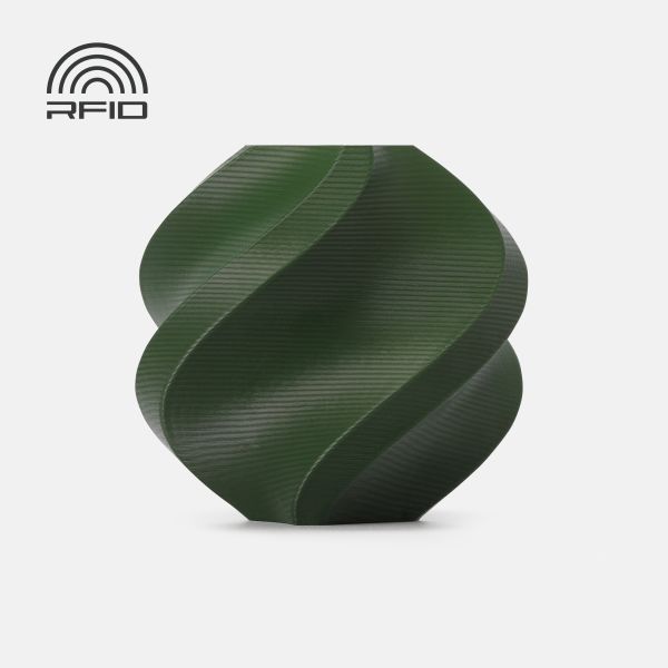 PETG-HF Forest Green (33502) Темно-зелений ПЕТГ філамент пластик Bambu Lab для швидкого 3д друку