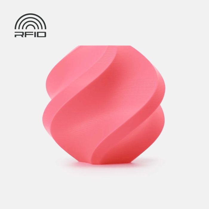 PLA Basic Pink (10203) - рожевий ПЛА філамент Bambu Lab пластик для 3д друку
