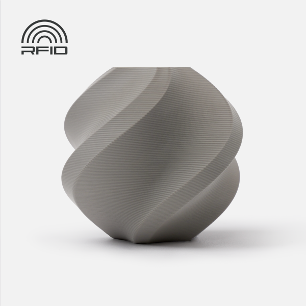 PLA Basic Gray (10103) -  сірий ПЛА філамент Bambu Lab пластик для 3д друку