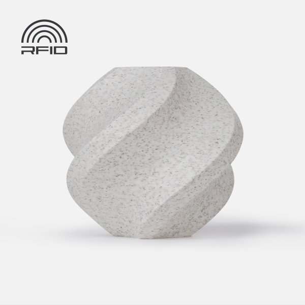 PLA Marble White Marble (13103) білий мармур ПЛА філамент Bambu Lab пластик для 3д друку