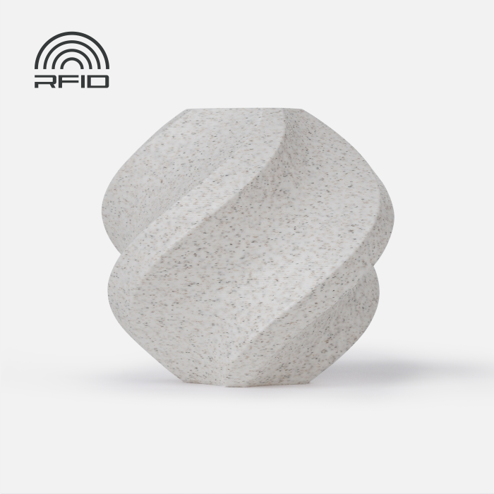 PLA Marble White Marble (13103) білий мармур ПЛА філамент Bambu Lab пластик для 3д друку