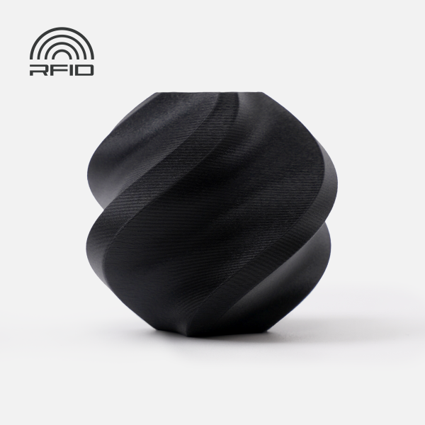 PLA Matte Charcoal (11101)  - матовий чорний ПЛА філамент Bambu Lab пластик для 3д друку
