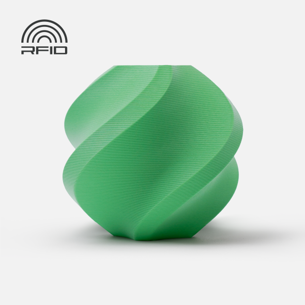 PLA Matte Grass Green (11500) - матовий зелений ПЛА філамент Bambu Lab пластик для 3д друку