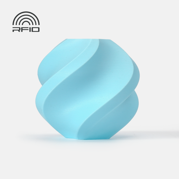 PLA Matte Ice Blue (11601)  - матовий світло-блакитний ПЛА філамент Bambu Lab пластик для 3д друку