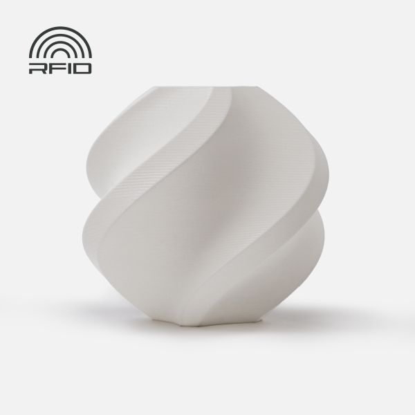 PLA Matte Ivory White (11100) - матовий білий ПЛА філамент Bambu Lab пластик для 3д друку
