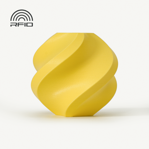 PLA Matte Matte Lemon Yellow (11400) - матовий жовтий лимонний ПЛА філамент Bambu Lab пластик для 3д друку