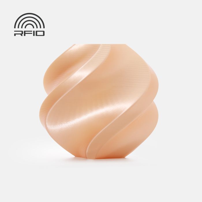 PLA Silk+ Champagne (13404) - шовковий шампань ПЛА філамент Bambu Lab пластик для 3д друку