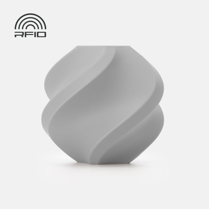 PLA Tough+ Gray (12105) Сірий ПЛА міцний філамент Bambu Lab, пластик для 3д друку