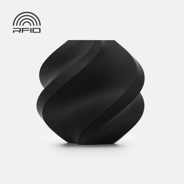 PLA Tough+ Black (12104) Чорний ПЛА міцний філамент Bambu Lab, пластик для 3д друку