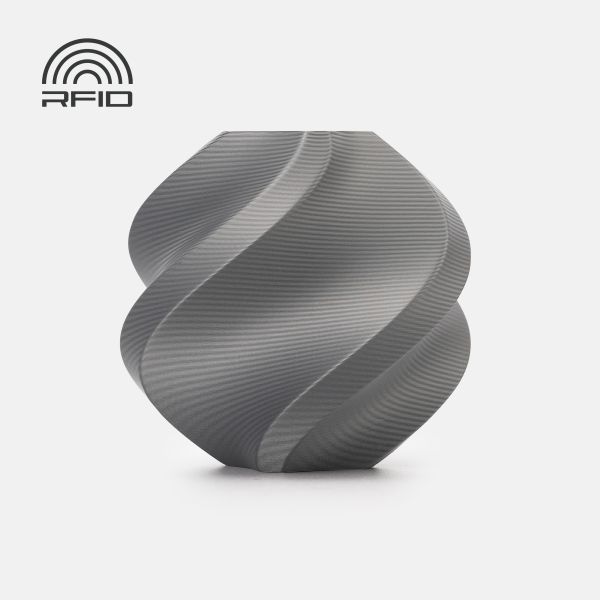 PLA Tough+ Silver (12106) Срібний ПЛА міцний філамент Bambu Lab, пластик для 3д друку