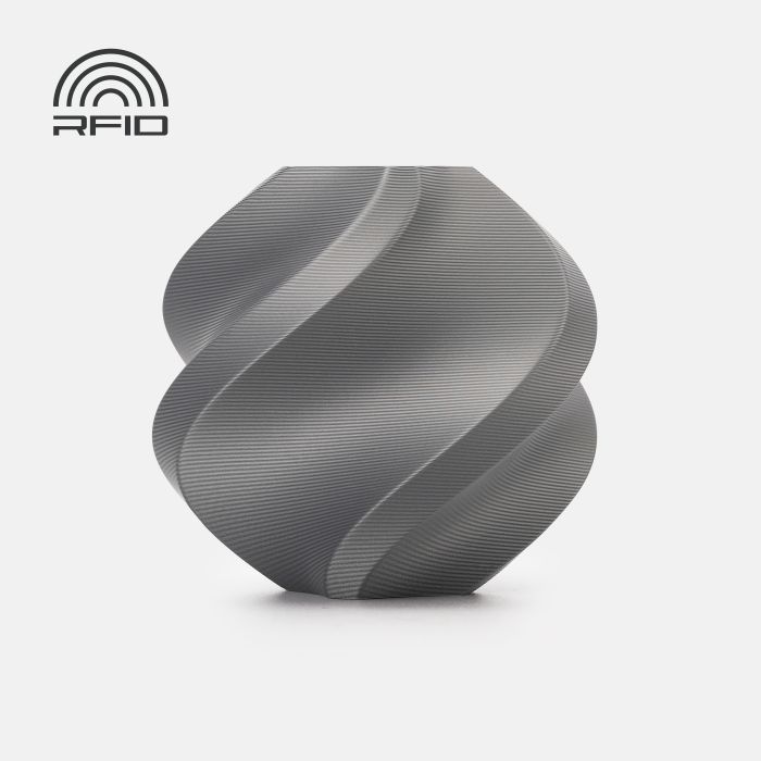 PLA Tough+ Silver (12106) Срібний ПЛА міцний філамент Bambu Lab, пластик для 3д друку